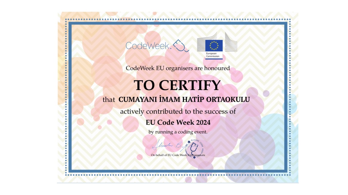 CODEWEEK (KODLAMA HAFTASI) ETKİNLİKLERİ